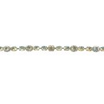 Mariana Bracelet Lovely Floral in Moonlight & Golden Shadow Austrian Crystals My Butterfly Coll.