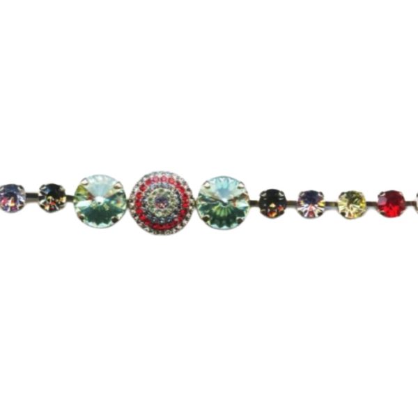 Mariana Bracelet Sassy in Multi Color Austrian Crystals Gaea Odyssey 2018 Coll.