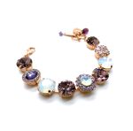 Bracelet By Mariana My Treasures Coll. Luxurious Lilac Shadow, Amethyst & White Opal Swarovski Crystals - Image 3