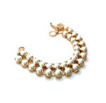 Mariana Bracelet Exquisitely Elegant Duo Layered Cream Pearl Austrian Crystals My Treasures Coll. - Image 3