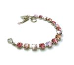 Bracelet By Mariana Woman Lovely Vintage Rose and Pearl Swarovski Crystals - Image 3