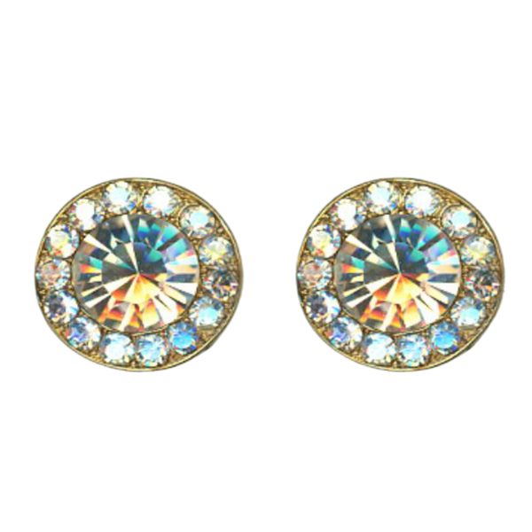 Mariana Earrings Simply Elegant Golden Shadow & Moonlight Austrian Crystals My Butterfly Coll.