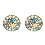 Mariana Earrings Simply Elegant Golden Shadow & Moonlight Austrian Crystals My Butterfly Coll. - Image 2