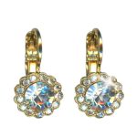Mariana Earrings Dainty Floral in Moonlight Austrian Crystals My Butterfly Coll. - Image 2