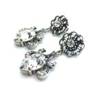 Mariana Earrings Clear Pear Shape Austrian Crystal Emerald City Icons Coll. - Image 2