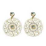Mariana Earrings Boho Chic Moonlight Austrian Crystals My Butterfly Coll. - Image 3