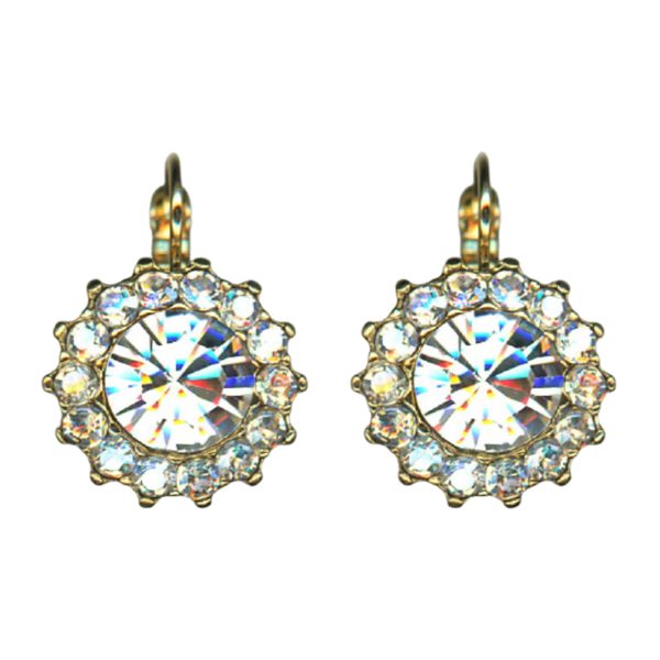 Mariana Earrings Shimmering Floral in Moonlight Austrian Crystals My Butterfly Coll.