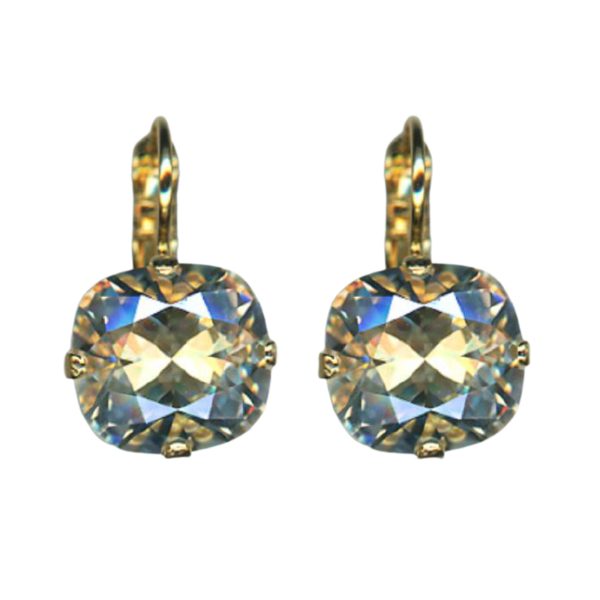 Mariana Earrings Alluring Cushion Cut Moonlight Austrian Crystals My Butterfly Coll.