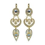 Mariana Earrings Fab Dangling Moonlight Austrian Crystals My Butterfly Coll.