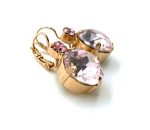 Earrings By Mariana Woman Charming Pinks Swarovski Crystals -RG - Image 3