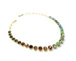 Necklace By Mariana Forget Me Not East Meets West Coll. Stunning Multi Colored Austrian Crystals - Image 3