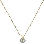 Mariana Necklace Pendant Dainty Floral in Moonlight Austrian Crystals My Butterfly Coll. - Image 2