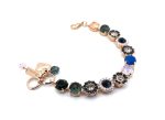 Bracelet By Mariana Woman Lovely Montana Blue and Pink Opal Swarovski Crystals - Image 4
