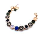 Bracelet By Mariana Woman Lovely Montana Blue and Pink Opal Swarovski Crystals - Image 2
