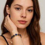 Bracelet By Mariana Woman Lovely Montana Blue and Pink Opal Swarovski Crystals - Image 3
