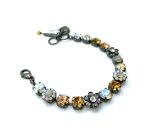 Bracelet By Mariana Woman Moonlight, Opal and Topaz Swarovski Crystals - Image 2