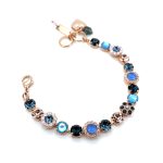 Bracelet By Mariana Woman Lovely Montana Blue and Moonlight Swarovski Crystals - Image 4