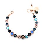 Bracelet By Mariana Woman Lovely Montana Blue and Moonlight Swarovski Crystals - Image 2