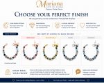 Bracelet By Mariana Woman Lovely Montana Blue and Moonlight Swarovski Crystals - Image 5