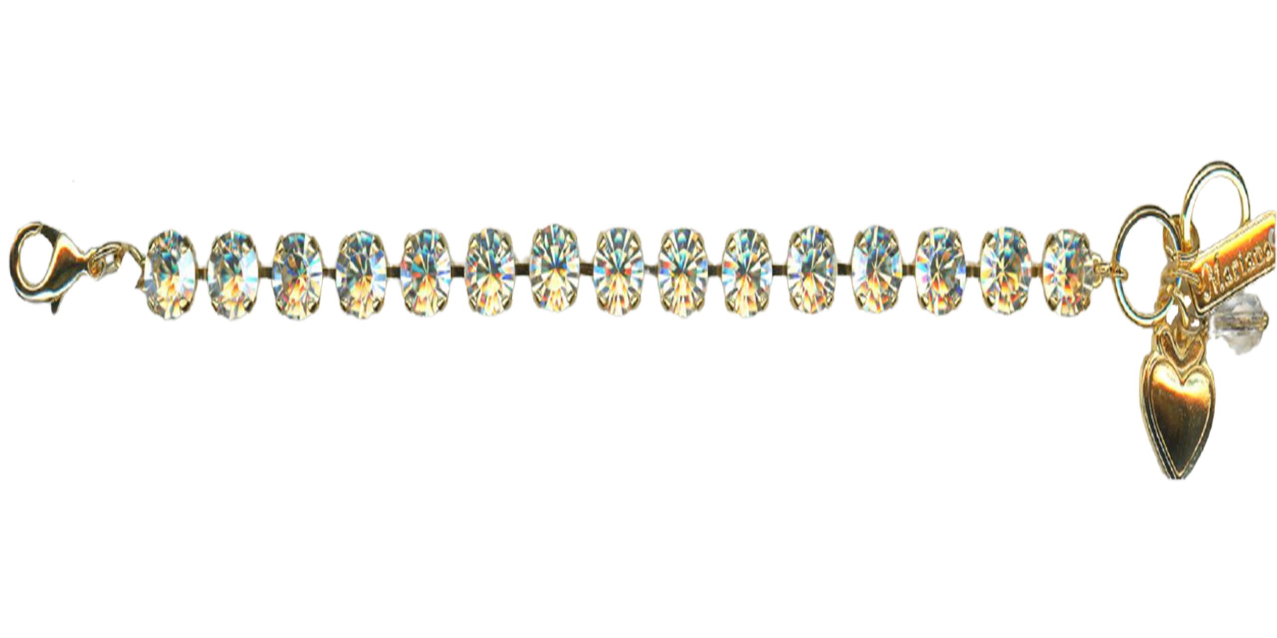 B-4252-001MOL-YG(3) Bracelet By Mariana Woman Precious Moonlight Swarovski Crystals - Image 1