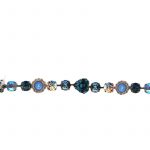 Bracelet By Mariana Woman Heart Shape Montana and Opal Swarovski Crystals