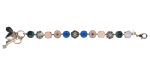 Bracelet By Mariana Woman Gorgeous Montana and Peach Swarovski Crystals - Image 2