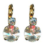 Mariana Earrings Radiant Moonlight Austrian Crystals My Butterfly Coll. - Image 2