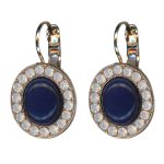 Mariana Earrings Exquisite Denim Blue & Pink Opal Austrian Crystals Blue Morpho My Butterfly Coll. - Image 2