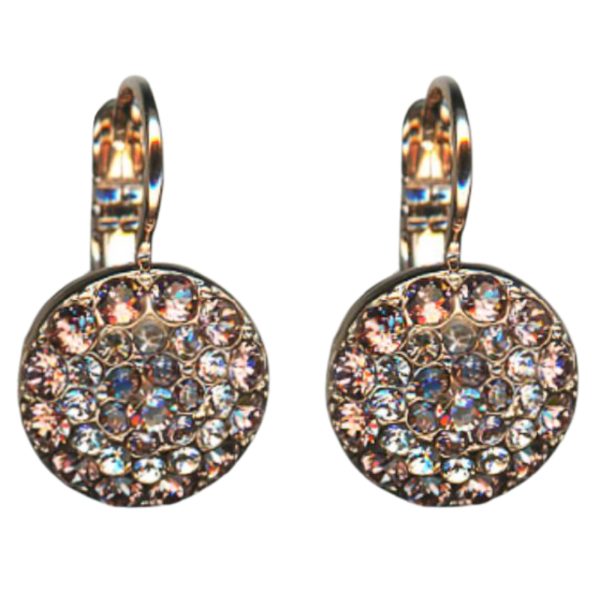 Mariana Earrings Gorgeous Golden Shadow & Moonlight Austrian Crystals Euploea Core My Butterfly Coll.