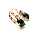 Mariana Earrings Exquisite Montana Blue & Moonlight Austrian Crystals Blue Morpho My Butterfly Coll. - Image 3