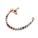 Bracelet By Mariana Woman Charming Mint Green and Chrysolite Swarovski Crystals