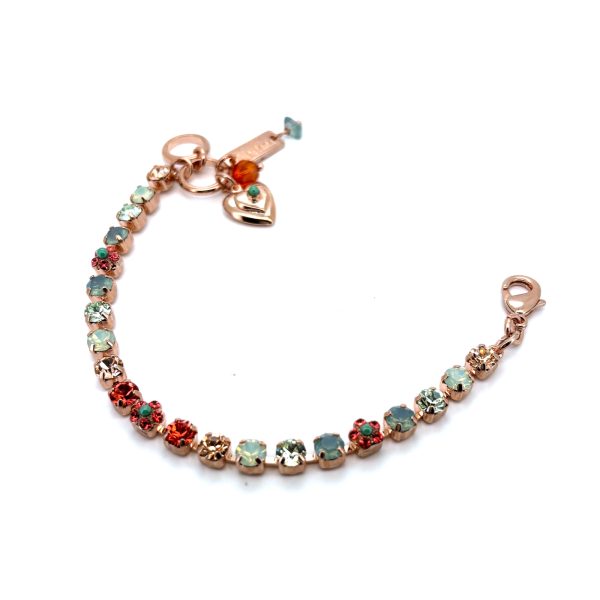 Bracelet By Mariana Woman Charming Mint Green and Chrysolite Swarovski Crystals