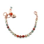 Bracelet By Mariana Woman Charming Mint Green and Chrysolite Swarovski Crystals - Image 4