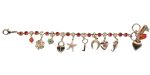 Mariana Bracelet Lovely Charms in Greens, Padparadscha, Fireopal & Moonlight Austrian Crystals Boloria Dia My Butterfly Coll. - Image 2