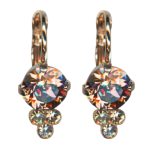 Mariana Earrings Stunning Lt Smoked Topaz & Golden Shadow Austrian Crystals Euploea Core My Butterfly Coll. - Image 3