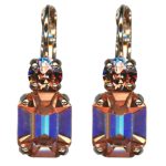 Mariana Earrings Lovely Emerald Cut Vintage Rose Austrian Crystals Euploea Core My Butterfly Coll. - Image 2