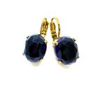 Earrings By Mariana Woman Elegant Round Amethyst Mineral-EG Plated - Image 3