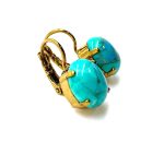 Mariana Earrings Lovely Howlite Chinese Turquoise Mineral My Treasures Coll. - Image 2