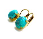 Mariana Earrings Lovely Howlite Chinese Turquoise Mineral My Treasures Coll. - Image 3