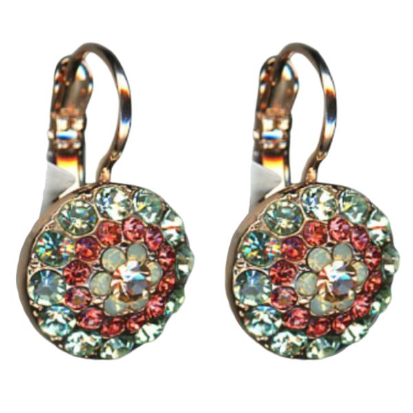 Earrings By Mariana Woman Charming Chrysolite and Moonlight Swarovski Crystals