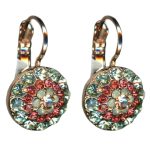 Earrings By Mariana Woman Charming Chrysolite and Moonlight Swarovski Crystals - Image 3