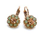 Mariana Earrings Fab Floral in Chrysolite Opal & Moonlight Austrian Crystals Boloria Dia My Butterfly Coll.