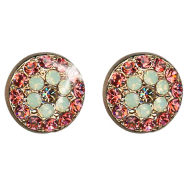 Mariana Earrings Adorable Padparadscha, Chrysolite Opal & Moonlight Austrian Crystals Boloria Dia My Butterfly Coll.