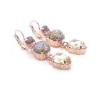 Earrings By Mariana My Butterfly Coll. Sophisticated Vintage Rose & Golden Shadow Austrian Crystals - Image 3