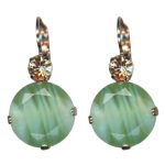 Mariana Earrings Fab Mint Green & Golden Shadow Austrian Crystals Boloria Dia My Butterfly Coll. - Image 3