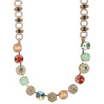 Mariana Necklace Exquisite Greens, Moonlight, Padparadscha & Orange Opal Austrian Crystals Boloria Dia My Butterfly Coll. - Image 2