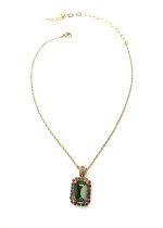 Necklace Pendant By Mariana Woman Beautiful Black Diamond Swarovski Crystals - Image 2