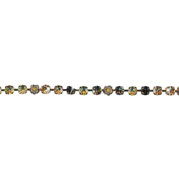 Mariana Bracelet Black Dia, Silver Night, Golden Shadow, Tabac & Yellows Austrian Crystals Catopsilia Pomona My Butterfly Coll.