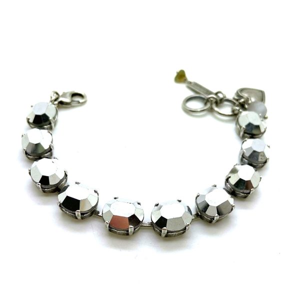 Mariana Bracelet Beautiful Silver Night Austrian Crystal My Treasures Coll. Silver Plated