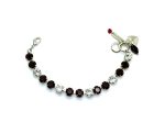Mariana Bracelet Sophisticated Clear & Garnet Austrian Crystals My Treasures Coll.